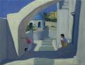 [Handstand, Santorini]