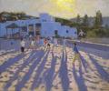 [Late Afternoon Football, Ornos]