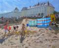 [Playing in the Sand, Llandudno]