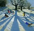 [Winter Tree, Snow Sledgers]