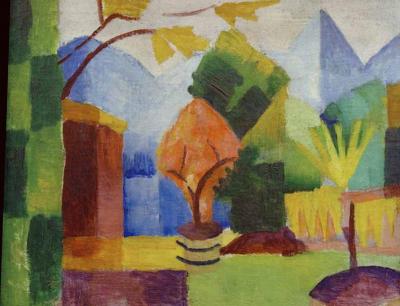 [Macke - Garden by Lake Thun] 