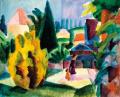 [In the Castle Garden of Oberhofen]