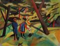 [Children with Goat in the Forest]