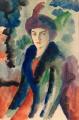 [Elizabeth Macke, Portrait Study 1914]