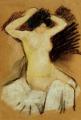 [Nude on a White Cloth]
