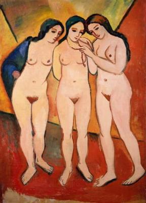 [Macke - Three Nude Women] 