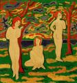 [Three Nudes in a Green Landscape]