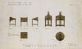 [Designs for Writing Desks, for the Ingram Street Tea Rooms]