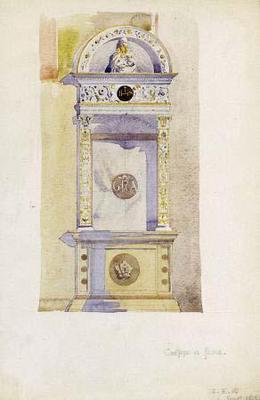 [Mackintosh - Certosa di Pavia, Study of a Jesuit Altar] 