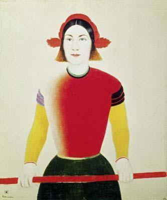 [Malevich - Girl with a Pole] 