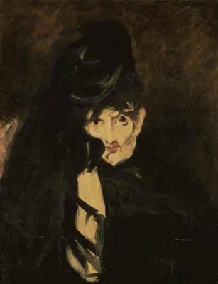 [Manet - Berthe Morisot in Mourning Clothes] 