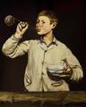 [Boy Blowing Bubbles]