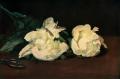[Branch of White Peonies]