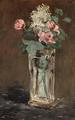 [Flowers in a Crystal Vase]