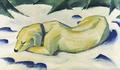 [Dog Lying in the Snow]