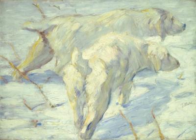 [Marc - Siberian Dogs in the Snow] 