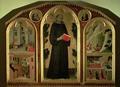 [The Blessed Agostino Novello Altarpiece, with Four of his Miracles]