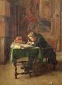 [Young Man Writing]