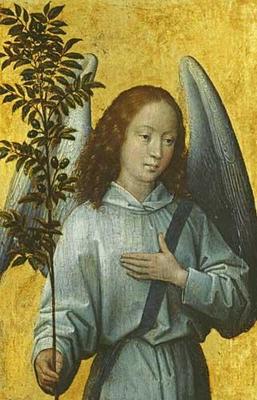 [Memling - Angel Holding an Olive Branch] 