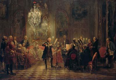 [Menzel - Flute Concert with Frederick the Great in Sanssouci] 