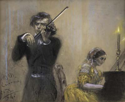 [Menzel - A Violinist and Clara Schumann] 