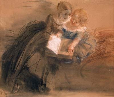 [Menzel - Young Woman with a Child] 