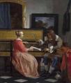 [A Man and a Woman Seated by a Virginal]