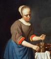 [Young Girl with a Pestle and Mortar]