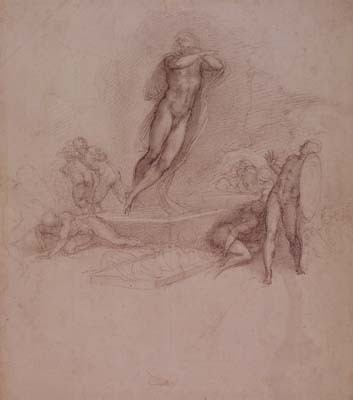 [Michelangelo - Study for an Ascension] 