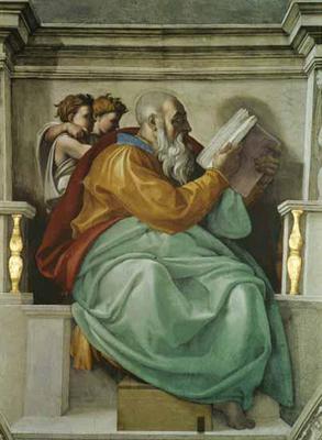 [Michelangelo - The Prophet Zachariah] 