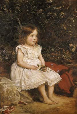 [Millais - Portrait of Eveline Lees as a Child] 