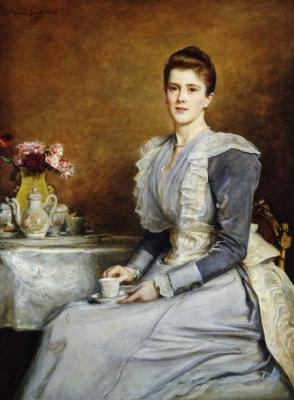 [Millais - Portrait of Mrs Joseph Chamberlain] 