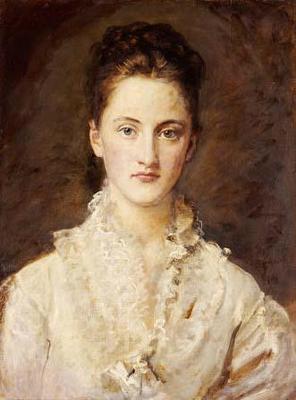 [Millais - Portrait of the Artist's Daughter, Mary] 