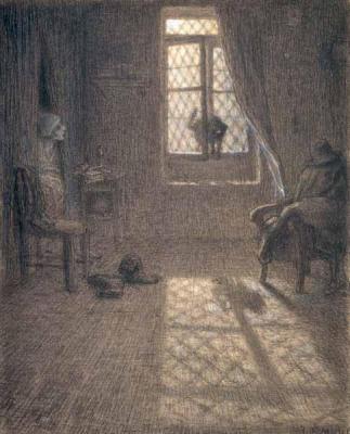 [Millet - The Cat at the Window] 