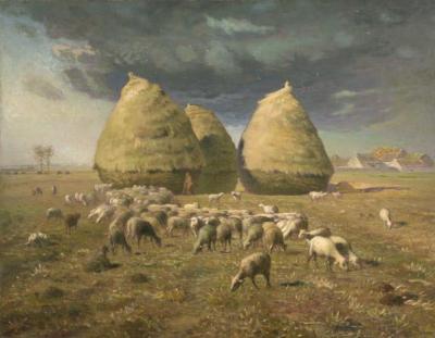 [Millet - Haystacks, Autumn] 
