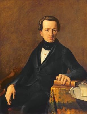 [Millet - Portrait of Master Valmont, Notary of Cherbourg] 
