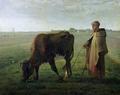 [Woman Grazing her Cow]
