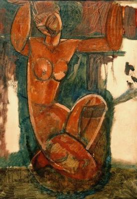 [Modigliani - Caryatid, 1912] 