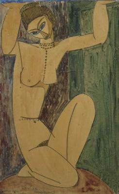 [Modigliani - Caryatid, 1913] 