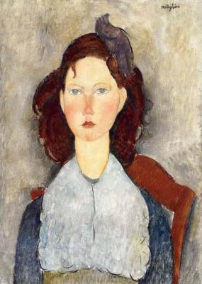 [Modigliani - Seated Girl, 1918] 