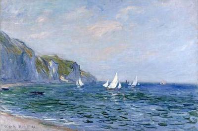 [Monet - Cliffs and Sailboats at Pourville] 