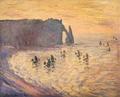 [The Cliffs at Etretat, Sunset]