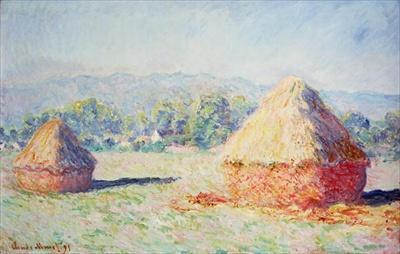 [Monet - Haystacks in the Sun, Morning Effect] 