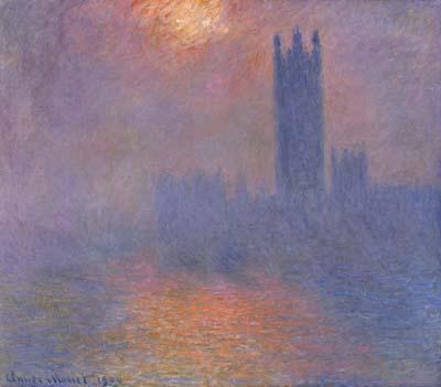[Monet - The Houses of Parliament, with the Sun breaking through the Fog] 