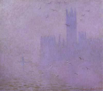 [Monet - Seagulls over the Houses of Parliament] 