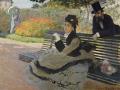 [Madame Monet on a Garden Bench]