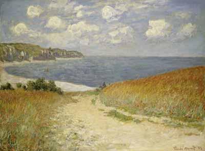 [Monet - Meadow Road to Pourville] 