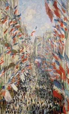 [Monet - La Rue Montorgueil in Paris. Celebration of 30 June 1878] 