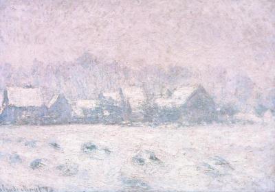 [Monet - Effect of Snow in Giverny] 