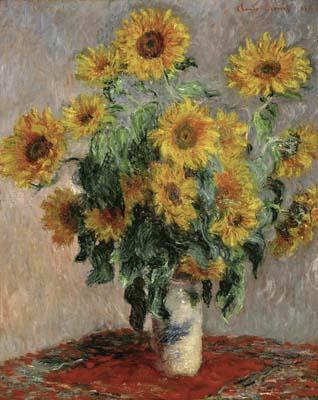 [Monet - Still Life with Sunflowers] 